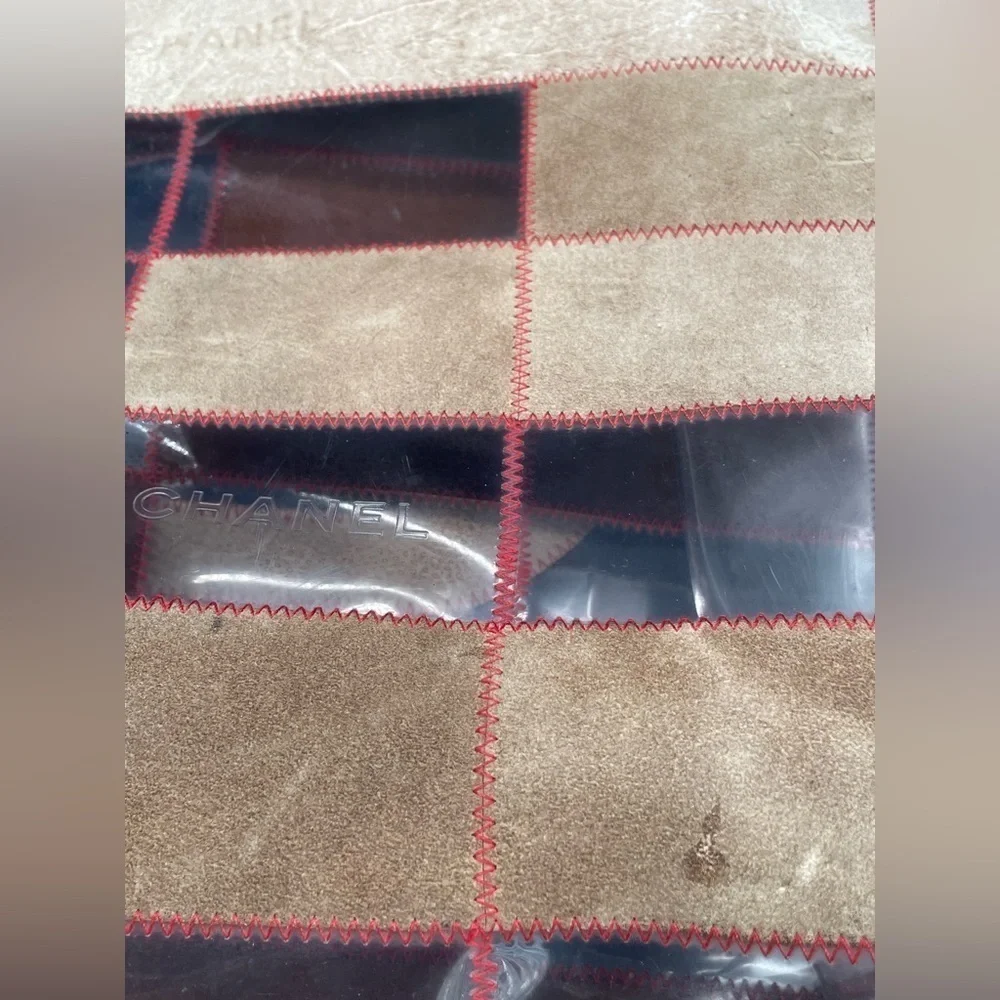 Chanel Naked Patchwork Suede and PVC Tote